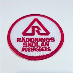 🔥Sweden Emergency Rescue School Fire Department Reddnings Skolan Roserberg Patch